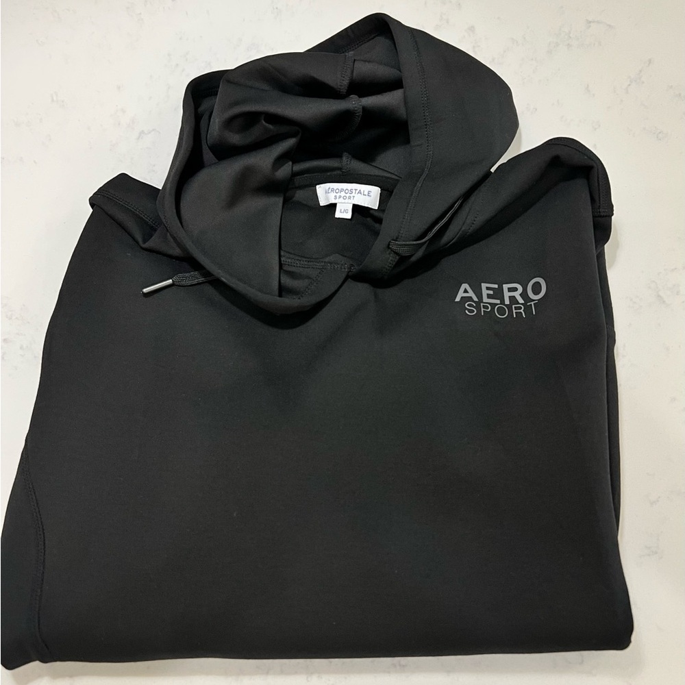 Aeropostale Aero Sport Black Hoodie